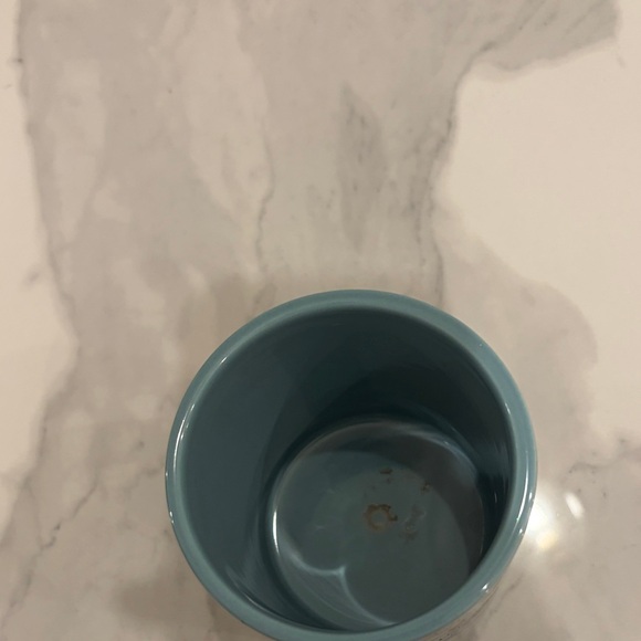 Fornasetti Turquoise and Gold Floral Candle Holder - Picture 4 of 4